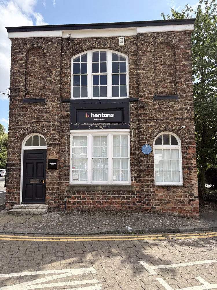 The former Register Office on Finkle Street, now an estate agent's