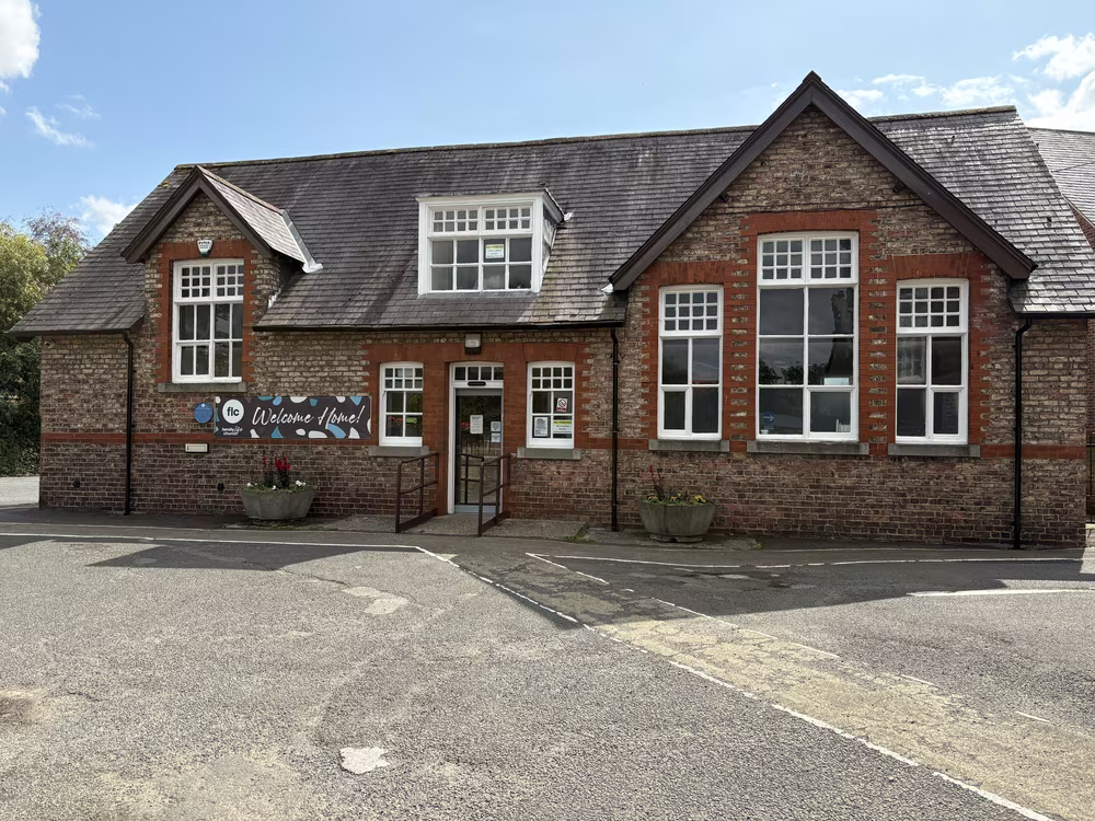 The former school and library on Finkle Street, now Family Life Church