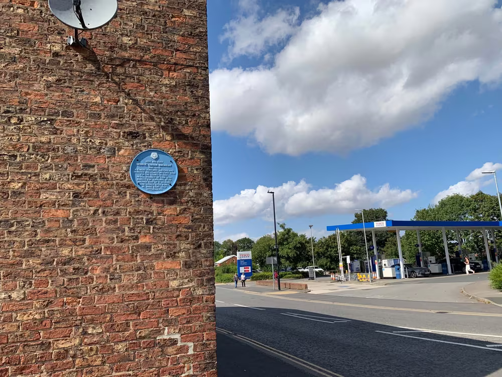 Station Road, close to the Macaulay plaque