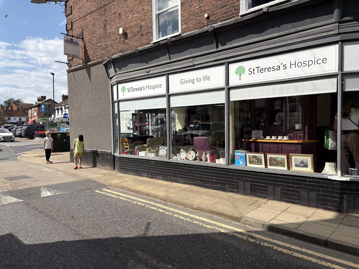 St Teresa's Hospice, a minute along Finkle Street